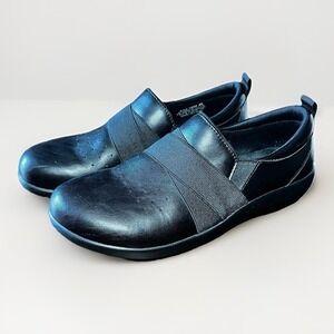 ALEGRIA Savvie Black Smooth Shoes Comfortable Work Footwear Size EU40, US 9.5-10